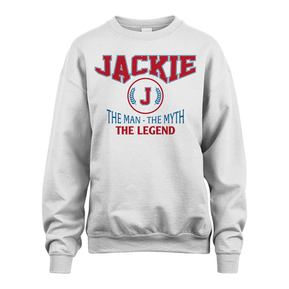 The Man The Myth The Legend Jet Style Shirt JACKIE M1-9