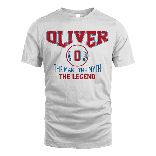 The Man The Myth The Legend Jet Style Shirt OLIVER M1-9