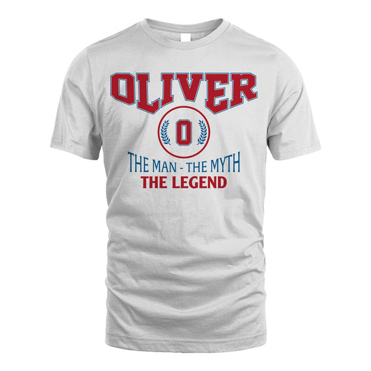 The Man The Myth The Legend Jet Style Shirt OLIVER M1-9