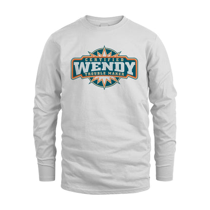 Certified Your Name Trouble Maker Shirt WENDY M1-36