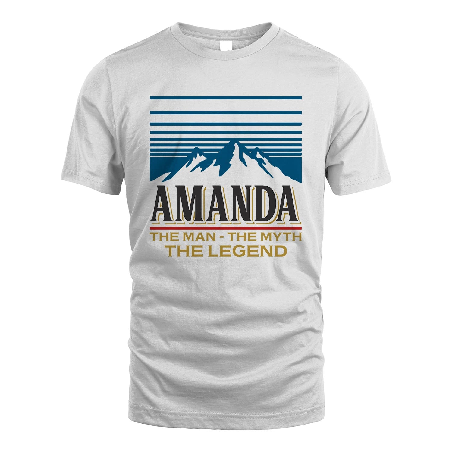 The Man The Myth The Legend Vintage Mountain Shirt AMANDA M1-19