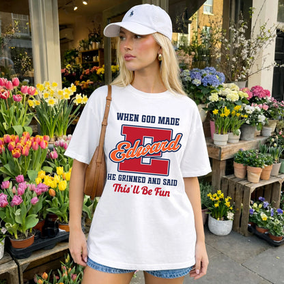 God Made Your Name Custom Shirt EDWARD M1-16