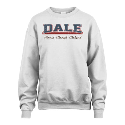 The Man The Myth The Legend Vintage Shirt DALE M1-6