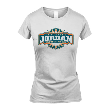 Certified Your Name Trouble Maker Shirt JORDAN M1-36