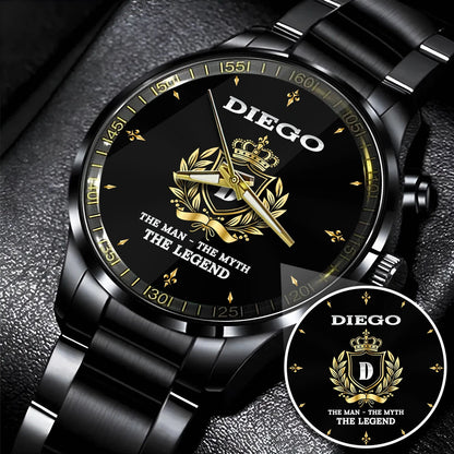 The Man The Myth The Legend King Crown Watch DIEGO M1-W4