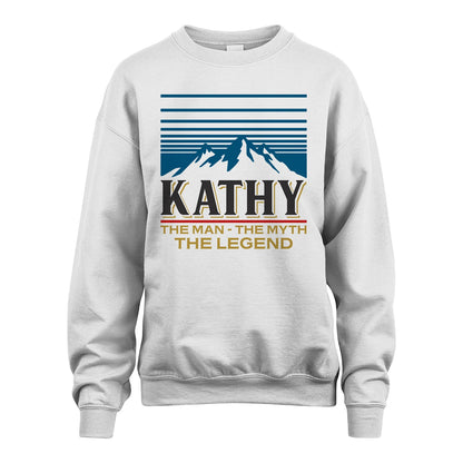 The Man The Myth The Legend Vintage Mountain Shirt KATHY M1-19