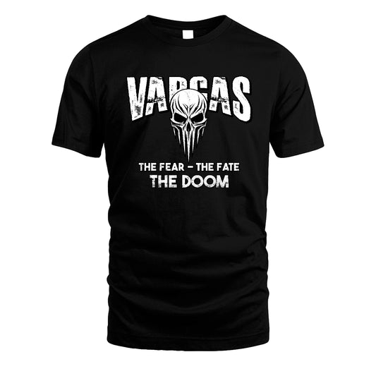 The Fear The Fate The Doom Skull Shirt VARGAS M1-39