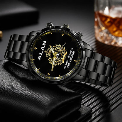 The Man The Myth The Legend King Crown Watch ALAN M1-W4