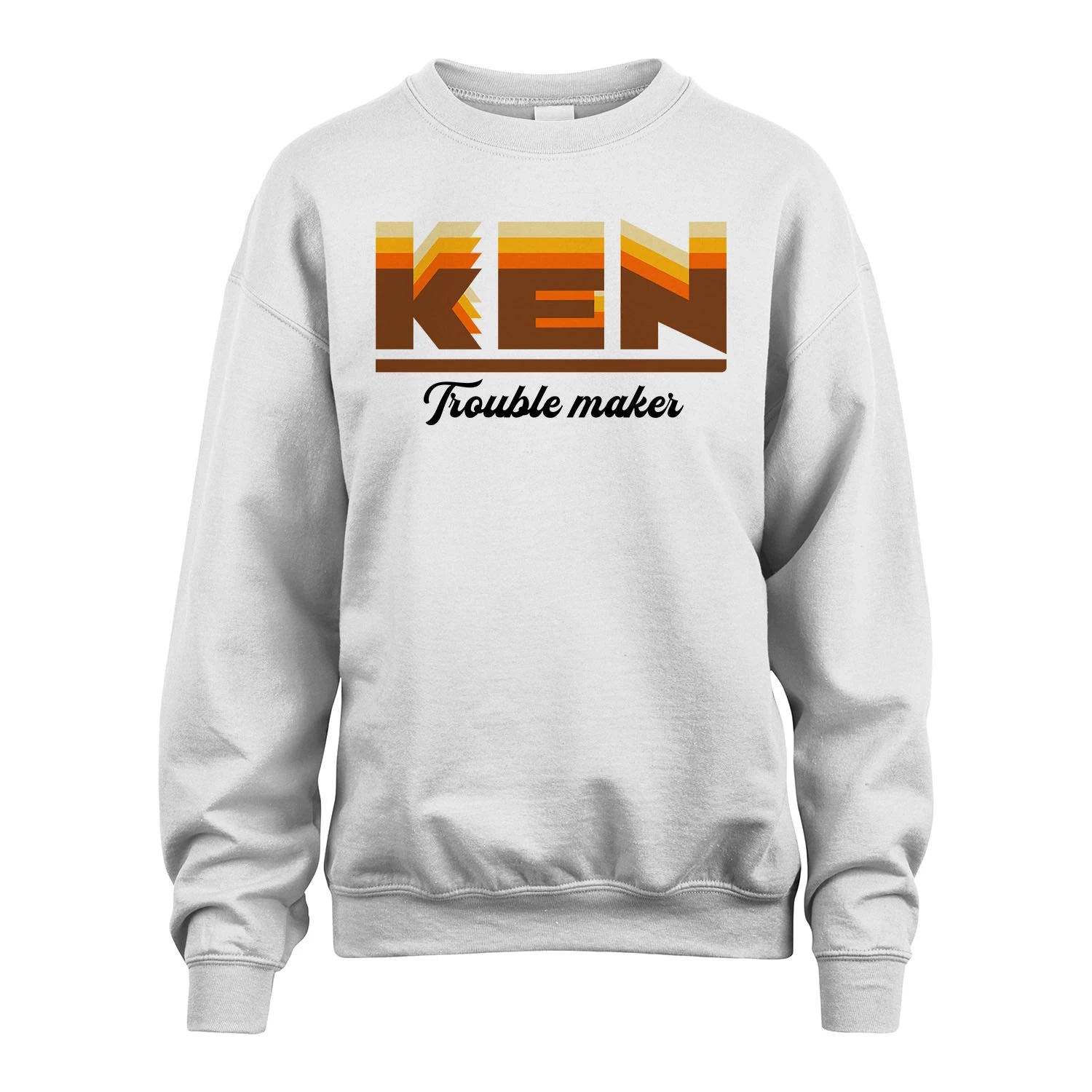 Your Name Trouble Maker Funny Shirt KEN M1-34