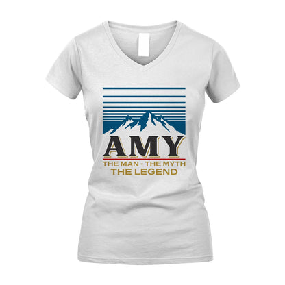 The Man The Myth The Legend Vintage Mountain Shirt AMY M1-19
