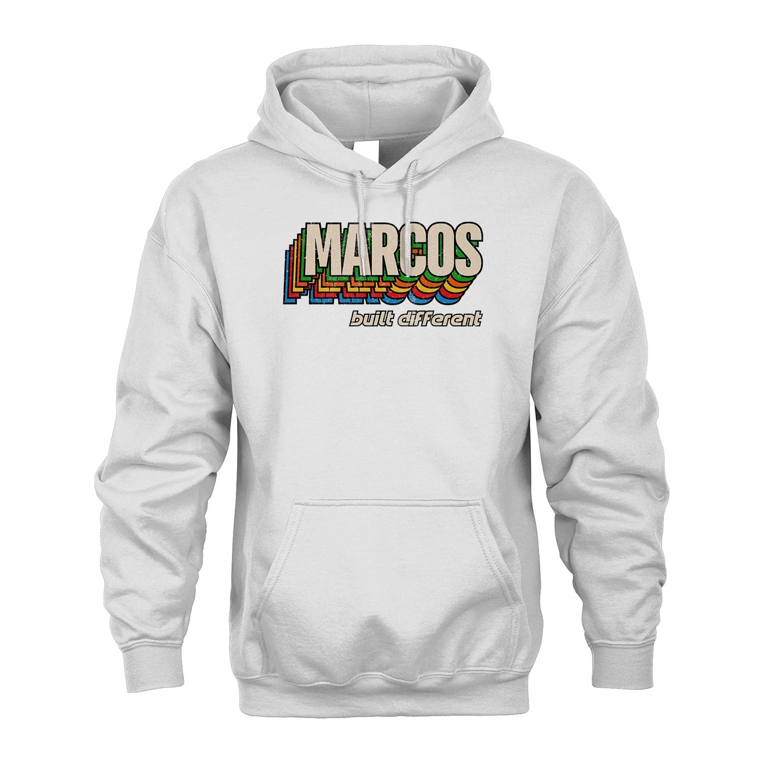 Your Name Built Different Retro Shirt MARCOS M1-26