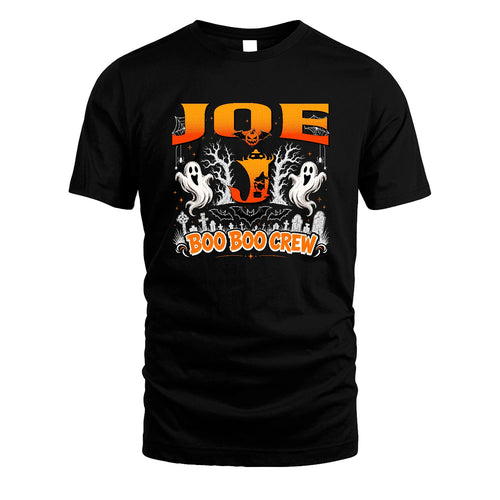 Boo Boo Crew Halloween Custom Name Shirt JOE M1-28