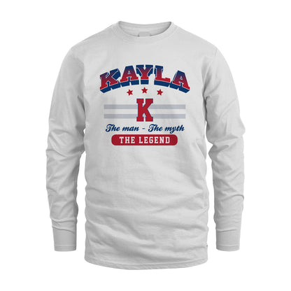 The Man The Myth The Legend With Your Name Shirt KAYLA M1-35