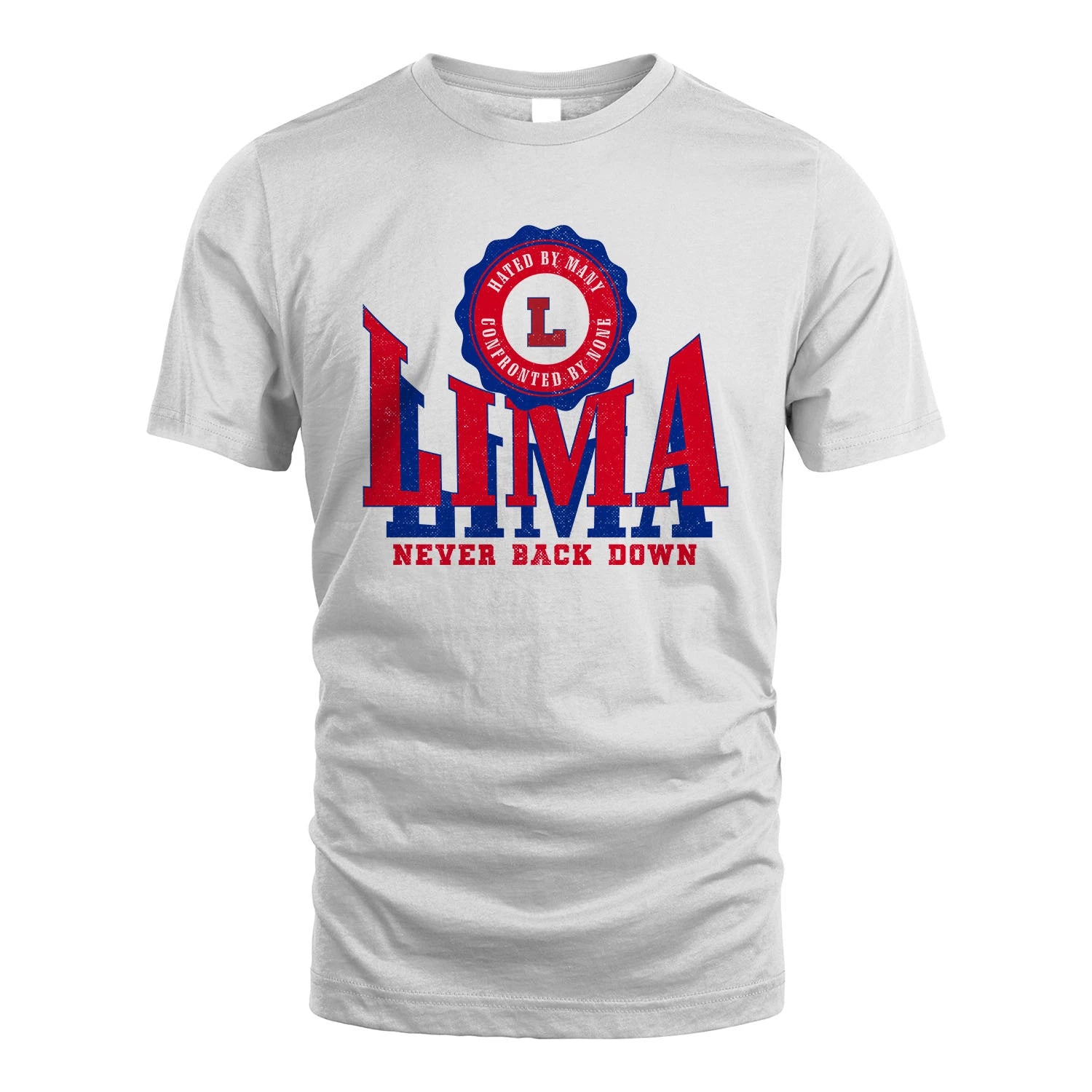 Your Name Never Back Down Shirt LIMA M1-33