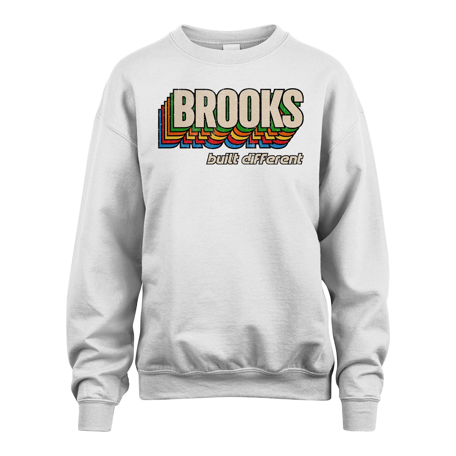 Your Name Built Different Retro Shirt BROOKS M1-26