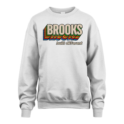 Your Name Built Different Retro Shirt BROOKS M1-26