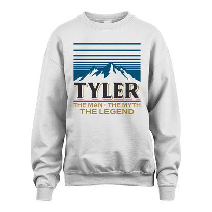 The Man The Myth The Legend Vintage Mountain Shirt TYLER M1-19