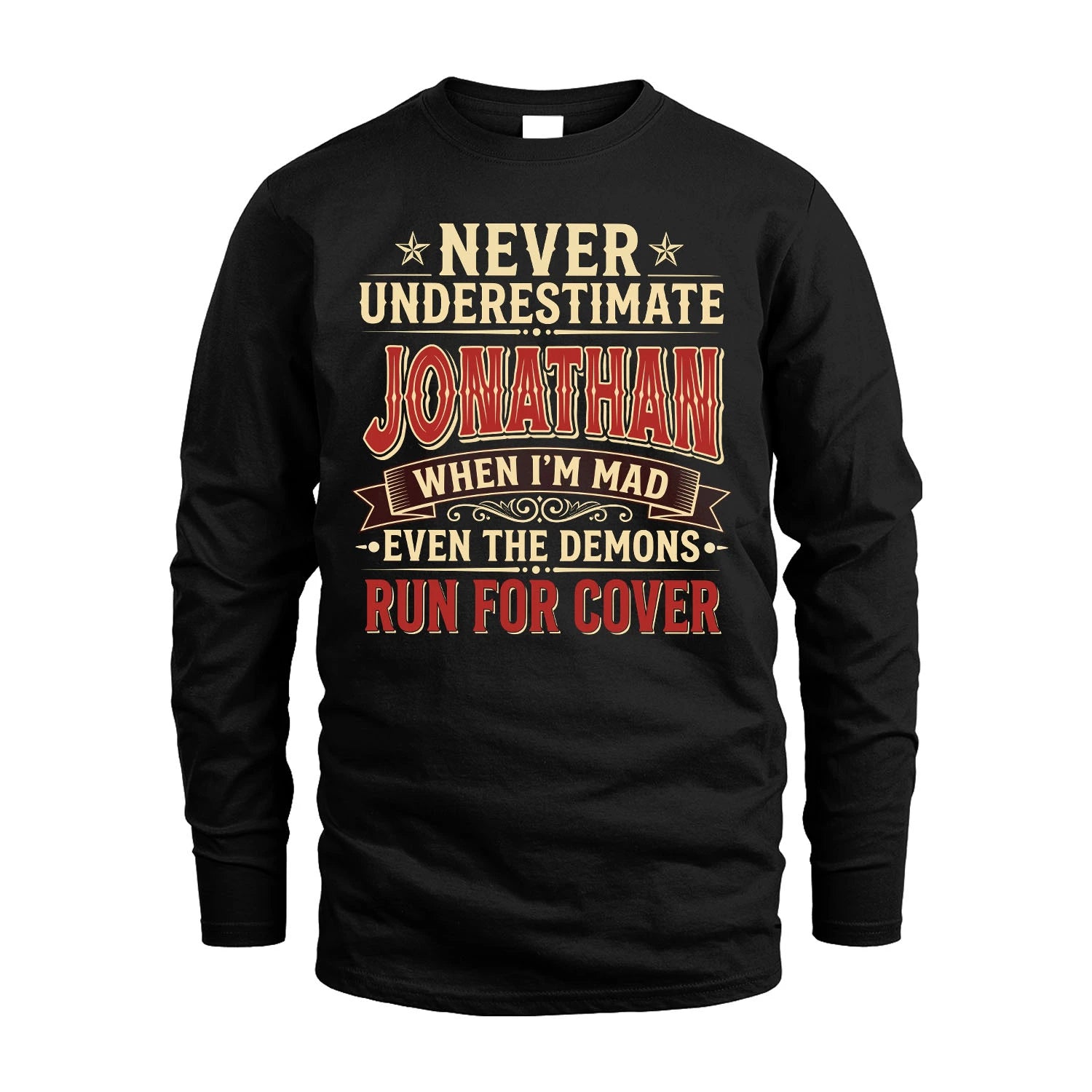 Never Underestimate When I'm Mad Shirt JONATHAN M1-4