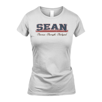 The Man The Myth The Legend Vintage Shirt SEAN M1-6