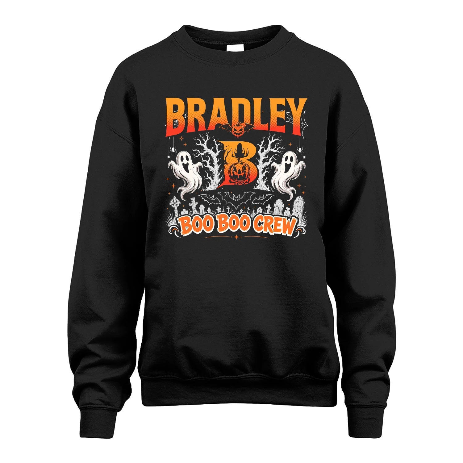 Boo Boo Crew Halloween Custom Name Shirt BRADLEY M1-28
