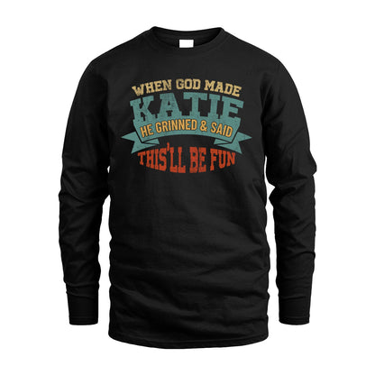 The Man The Myth The Legend Sporty Shirt KATIE M1-15