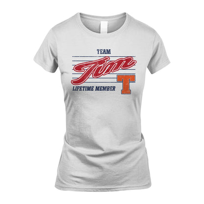 Team Your Name Lifetime Member Vintage Shirt TIM M1-24