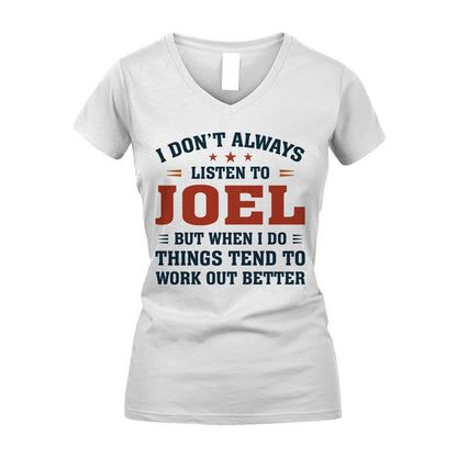 I Don't Always Listen To... JOEL M1-2