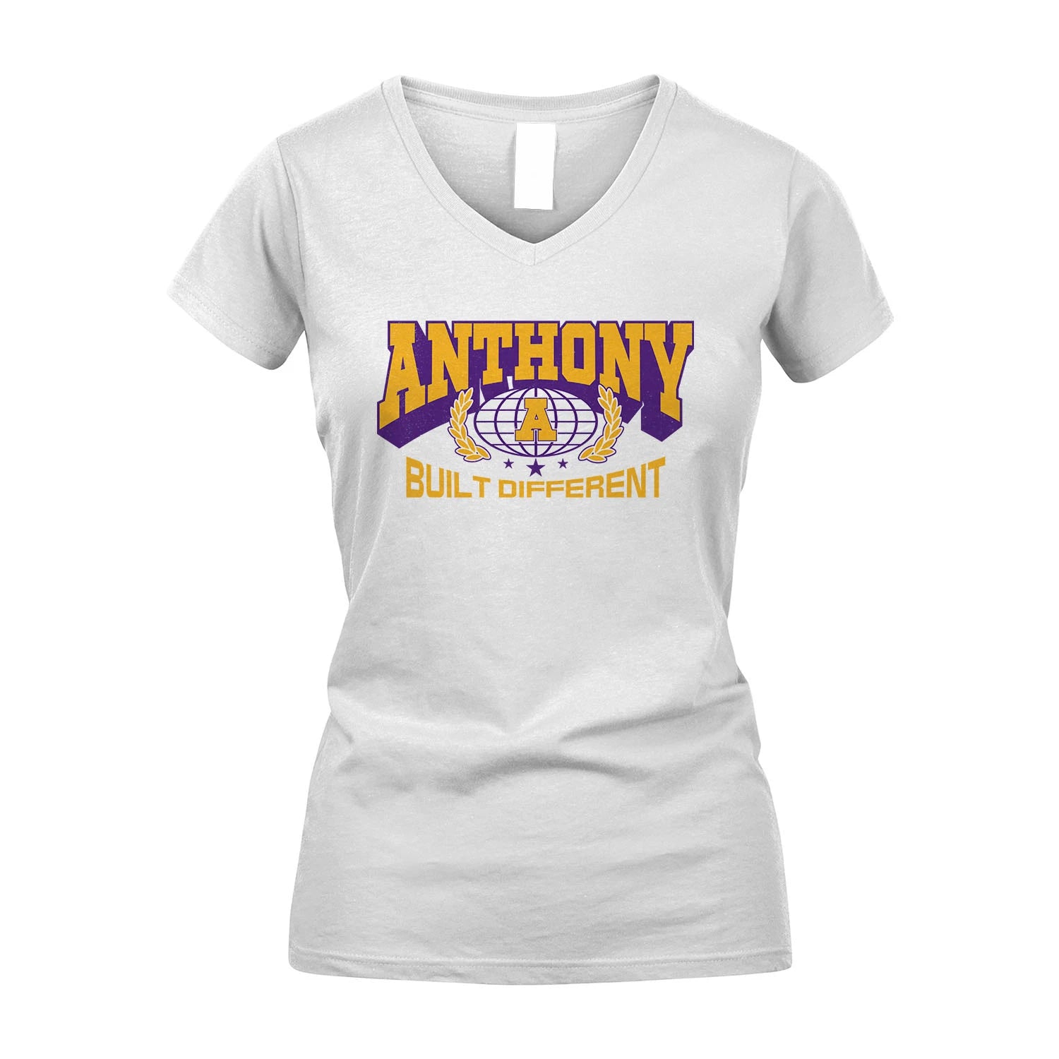 Your Name Built Different Sporty Shirt ANTHONY M1-32
