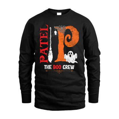 The Boo Crew Halloween With Your Name Shirt PATEL M1-23