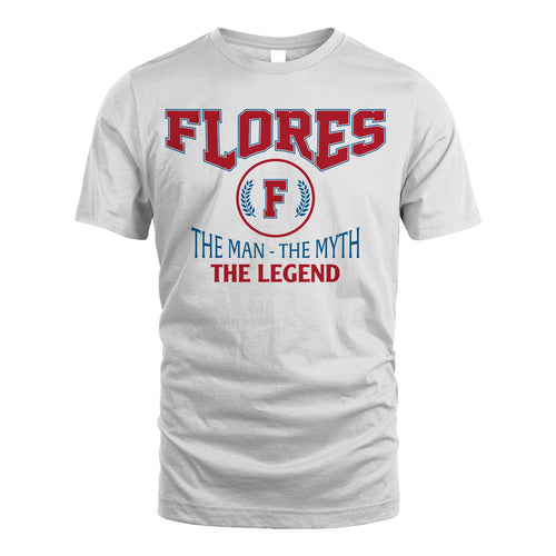 The Man The Myth The Legend Jet Style Shirt FLORES M1-9