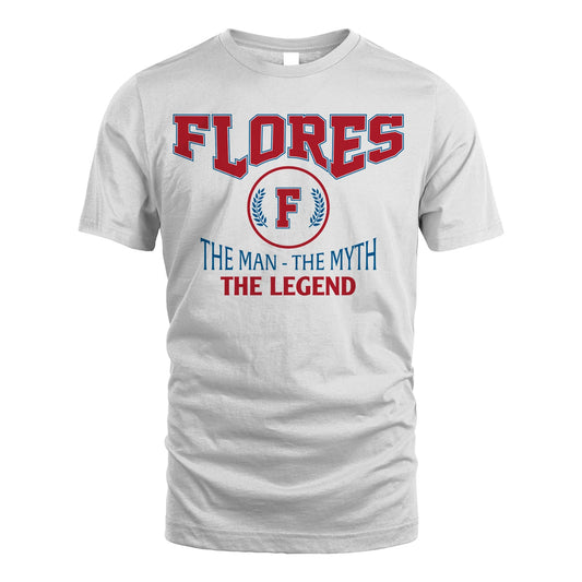 The Man The Myth The Legend Jet Style Shirt FLORES M1-9