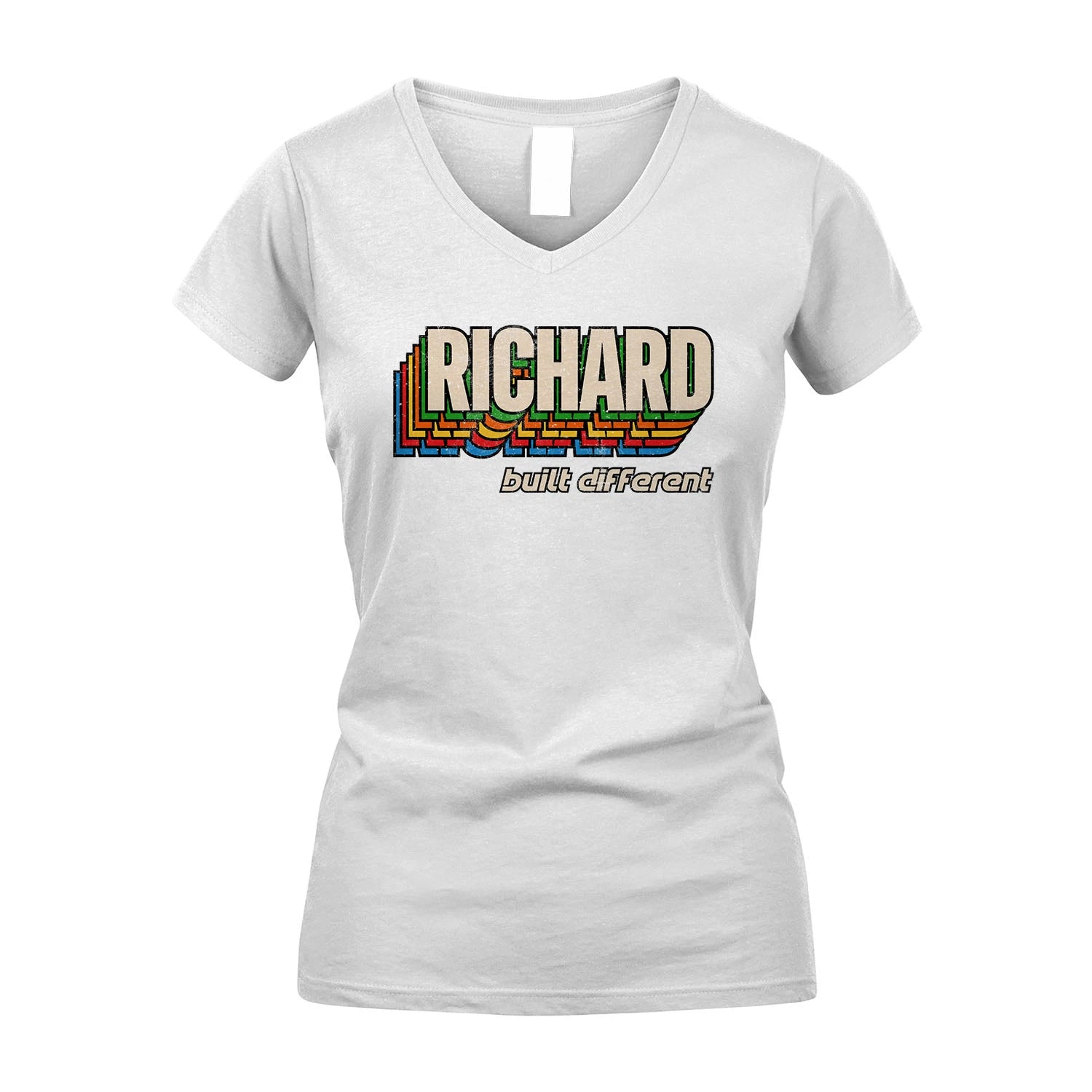Your Name Built Different Retro Shirt RICHARD M1-26