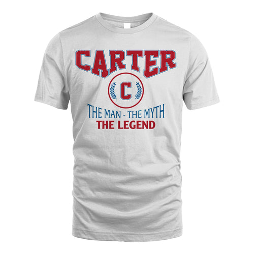 The Man The Myth The Legend Jet Style Shirt CARTER M1-9