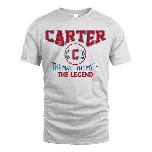 The Man The Myth The Legend Jet Style Shirt CARTER M1-9