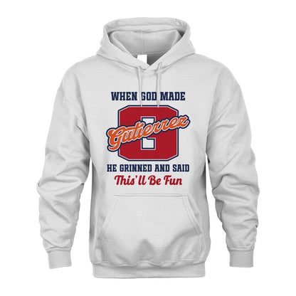 God Made Your Name Custom Shirt GUTIERREZ M1-16