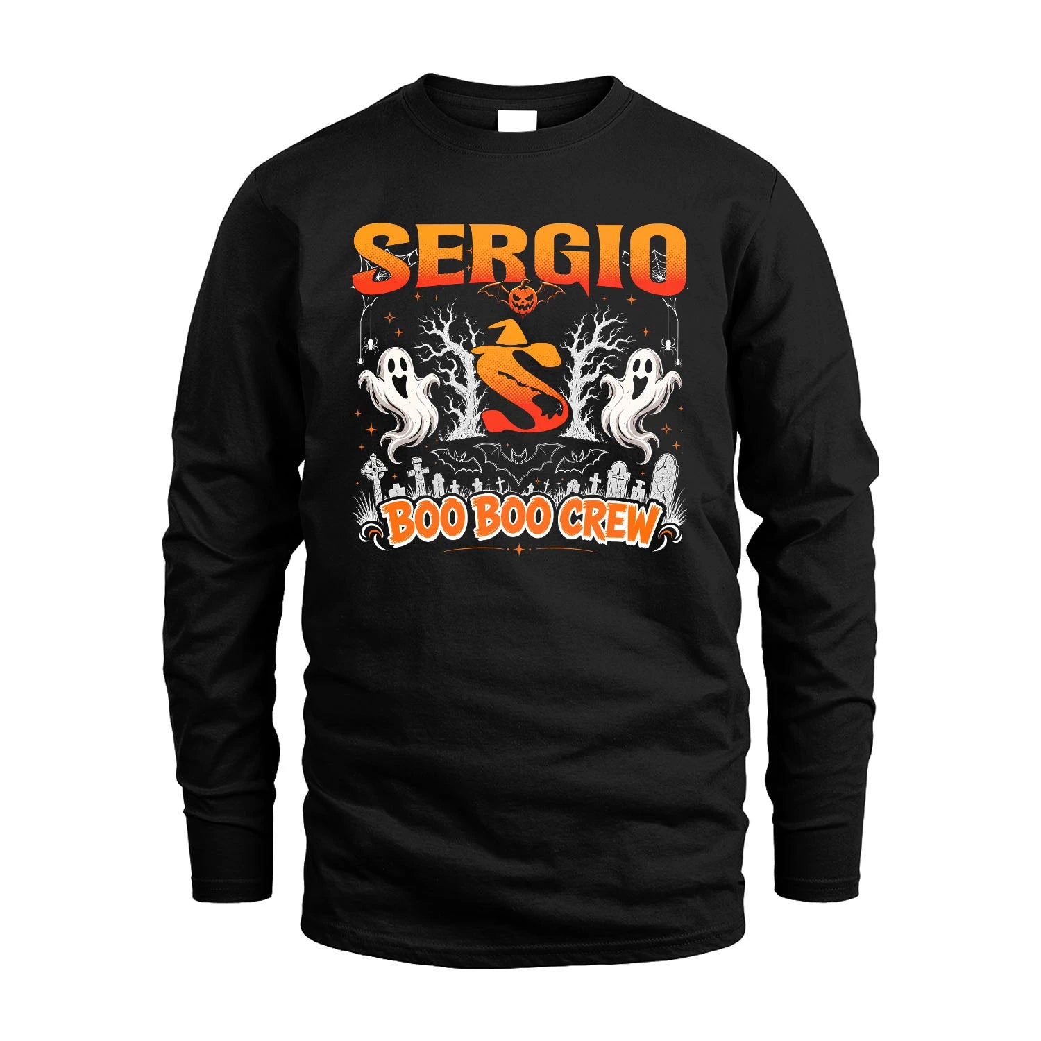 Boo Boo Crew Halloween Custom Name Shirt SERGIO M1-28