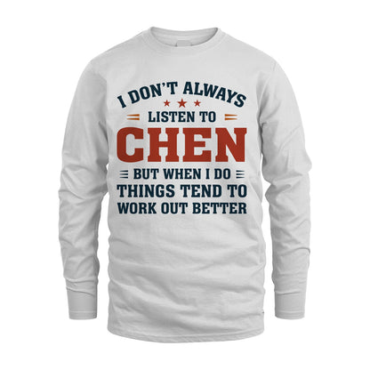 I Don't Always Listen To... CHEN M1-2