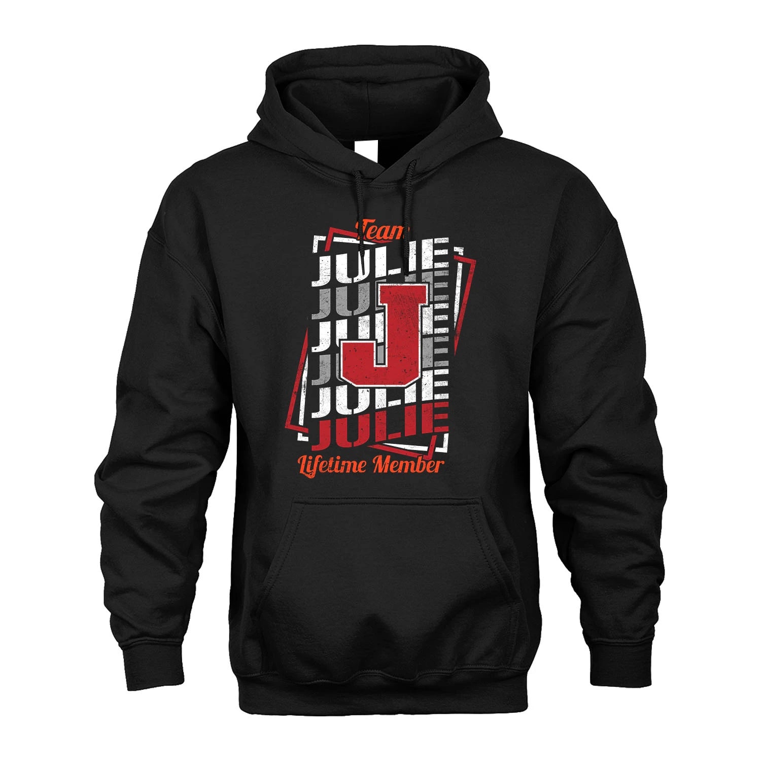 Team Your Name Lifetime Member Sporty Shirt JULIE M1-25