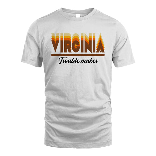 Your Name Trouble Maker Funny Shirt VIRGINIA M1-34