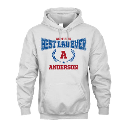 Certified Best Dad Ever Shirt ANDERSON M1-11