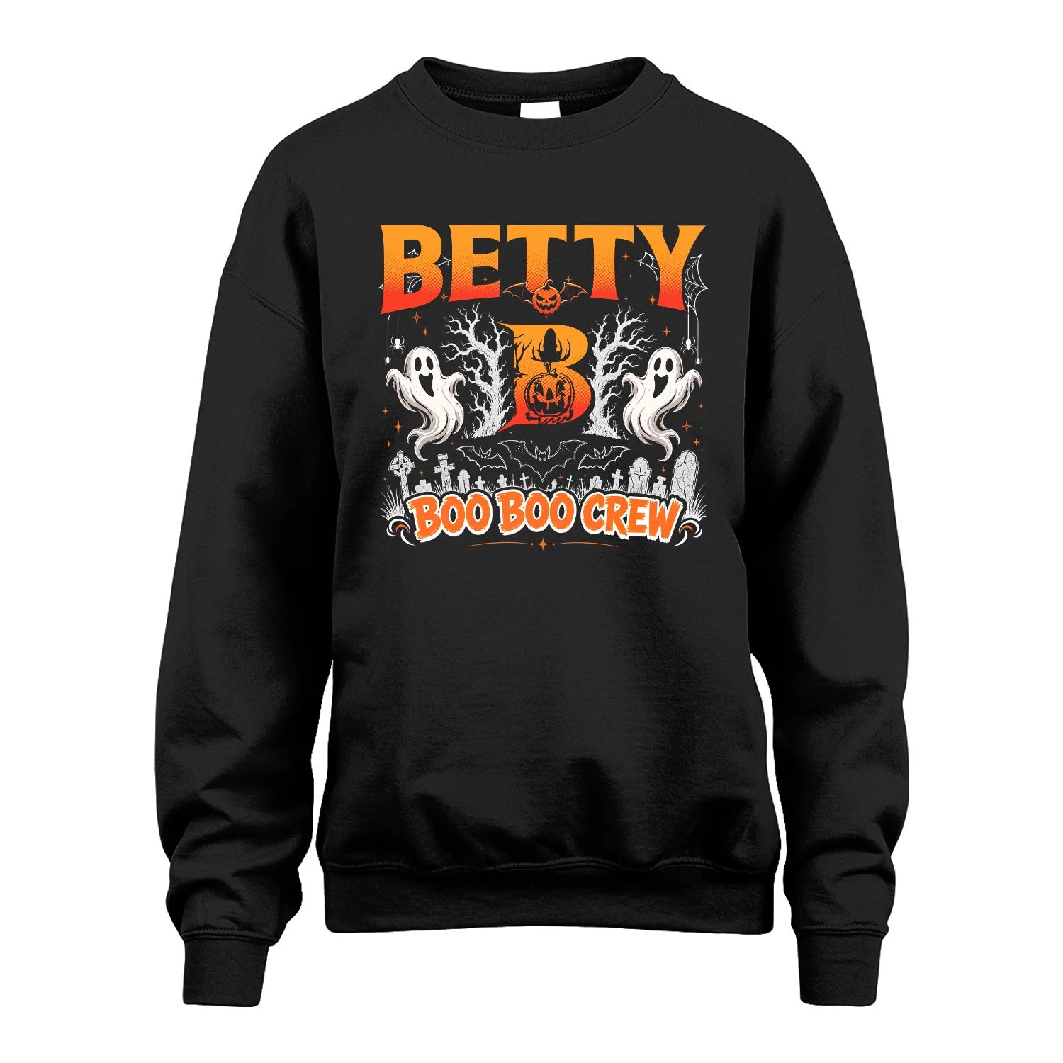 Boo Boo Crew Halloween Custom Name Shirt BETTY M1-28