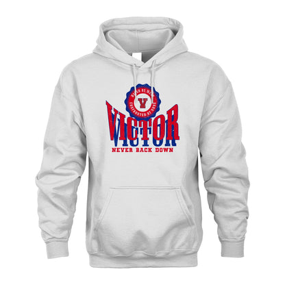 Your Name Never Back Down Shirt VICTOR M1-33