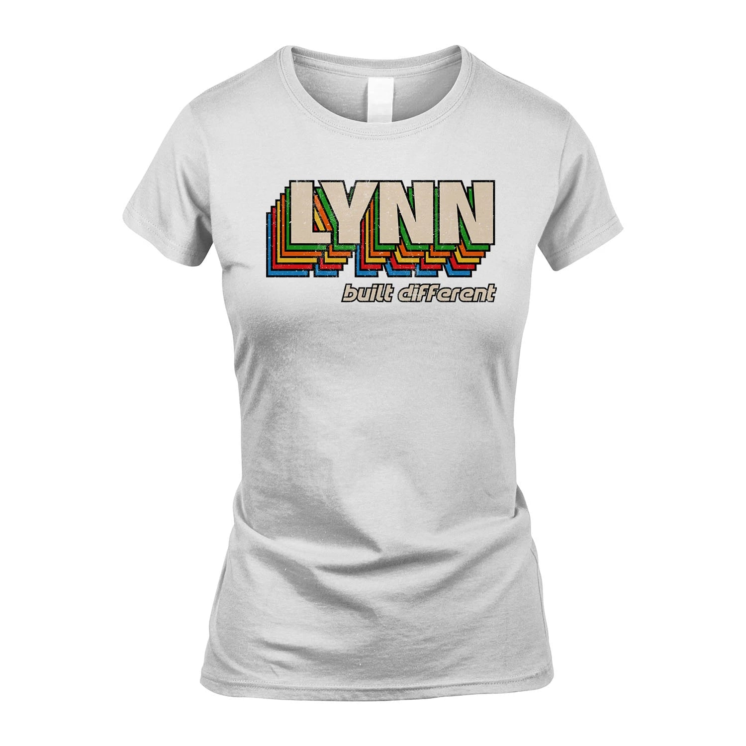 Your Name Built Different Retro Shirt LYNN M1-26