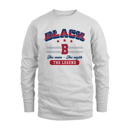 The Man The Myth The Legend With Your Name Shirt BLACK M1-35