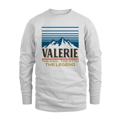 The Man The Myth The Legend Vintage Mountain Shirt VALERIE M1-19