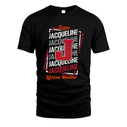 Team Your Name Lifetime Member Sporty Shirt JACQUELINE M1-25