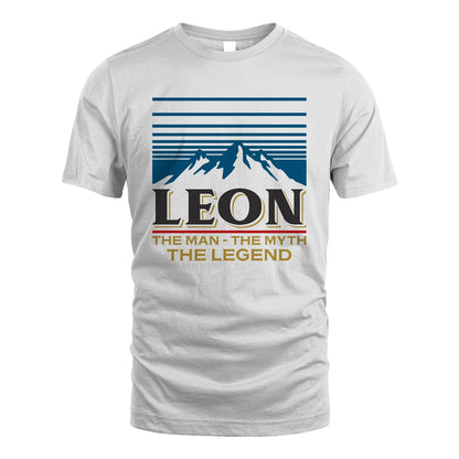 The Man The Myth The Legend Vintage Mountain Shirt LEON M1-19