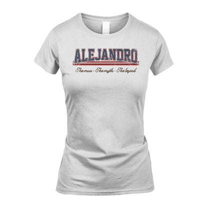 The Man The Myth The Legend Vintage Shirt ALEJANDRO M1-6
