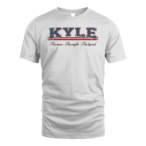 The Man The Myth The Legend Vintage Shirt KYLE M1-6