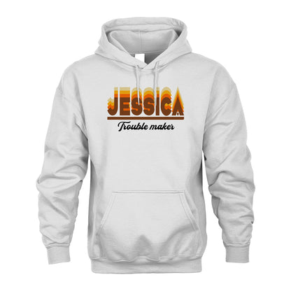 Your Name Trouble Maker Funny Shirt JESSICA M1-34